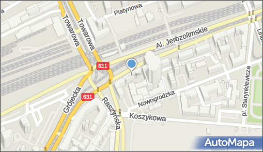 GLS - Punkt odbioru, Al. Jerozolimskie 125/127, Warszawa 02-017