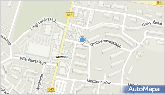 GLS - Punkt odbioru, GROTA ROWECKIEGO 2, Chelm 22-100