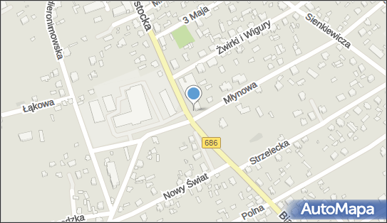 GLS - Punkt odbioru, Ul. Białostocka 33, Michałowo 16-050