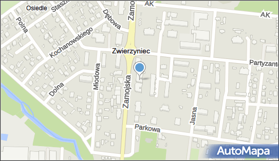 GLS - Punkt odbioru, ZAMOJSKA 8A, Zwierzyniec n. Wieprzem 22-470