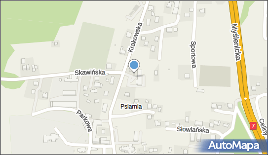 GLS - Punkt odbioru, KRAKOWSKA 4A, Mogilany 32-031