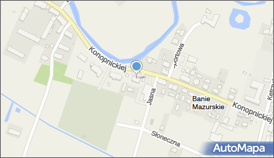 GLS - Punkt odbioru, M.KONOPNICKIEJ 49, Banie Mazurskie 19-520