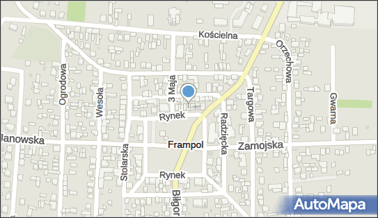 GLS - Punkt odbioru, Rynek 20a, Frampol 23-440