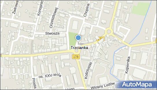 GLS - Punkt odbioru, Pl. Pocztowy 1, Trzcianka 64-980