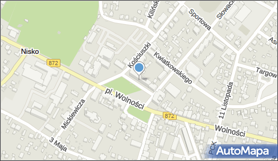 GLS - Punkt odbioru, WOLNOSCI 1, Nisko 37-400