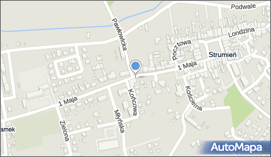 GLS - Punkt odbioru, Ul. 1-Go Maja 13, Strumien 43-246