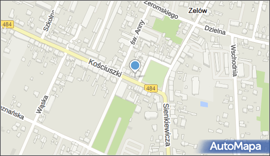 GLS - Punkt odbioru, KOSCIUSZKI 1, Zelow 97-425