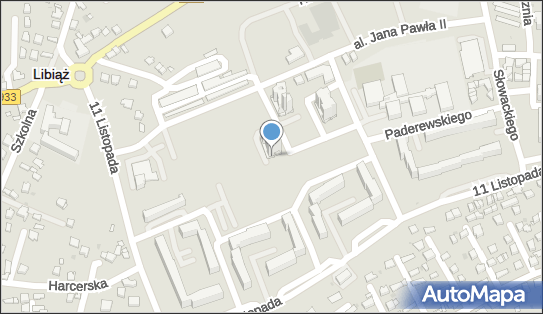 GLS - Punkt odbioru, Ul. Paderewskiego 9, Libiaz 32-590