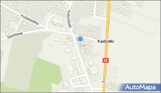 GLS - Punkt odbioru, KOSCIUSZKI 10, Kadzidlo 07-420