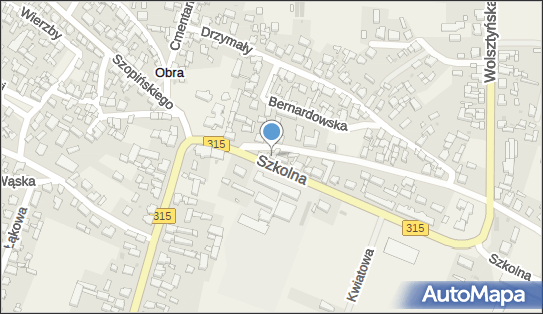 GLS - Punkt odbioru, SZKOLNA 1, Obra 64-211