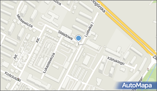 GLS - Punkt odbioru, Ul. Ksiecia Ludwika I 5, Lubin 59-300