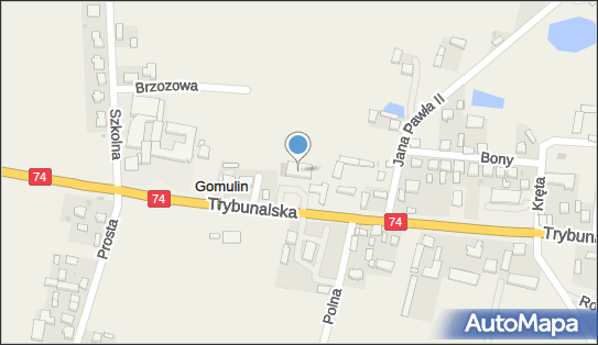 GLS - Punkt odbioru, TRYBUNALSKA 4, Gomulin 97-371