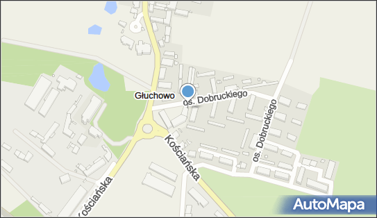 GLS - Punkt odbioru, Dobruckiego 4, Gluchowo 64-020