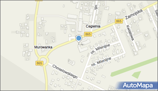 GLS - Punkt odbioru, Ul. Zamojska 10, Szowsko 37-500