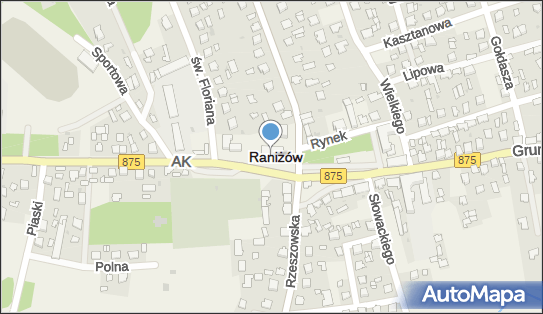 GLS - Punkt odbioru, Armii Krajowej 2, Raniżów 36-130