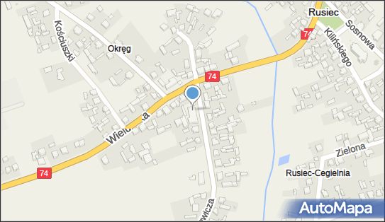 GLS - Punkt odbioru, WIELUNSKA 25A, Rusiec 97-438