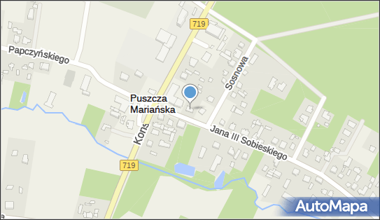 GLS - Punkt odbioru, SOBIESKIEGO 5, Puszcza Marianska 96-330