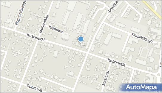 GLS - Punkt odbioru, Ul. T. Kosciuszki 18 Lok 17, Mlawa 06-500