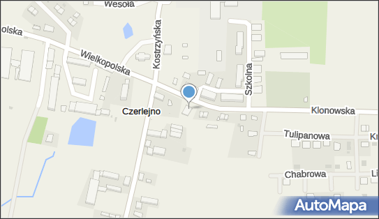 GLS - Punkt odbioru, UL. KLONOWSKA 4 ., Czerlejno 62-025