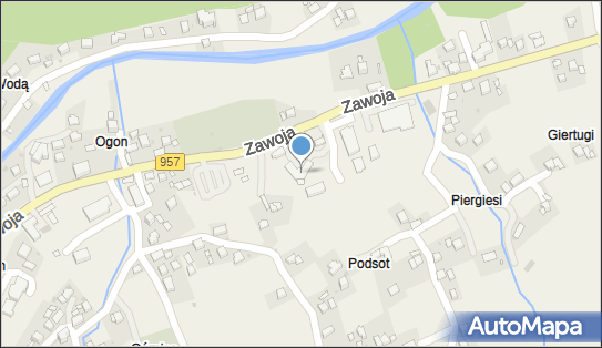 GLS - Punkt odbioru, ZAWOJA 2001, Zawoja 34-222