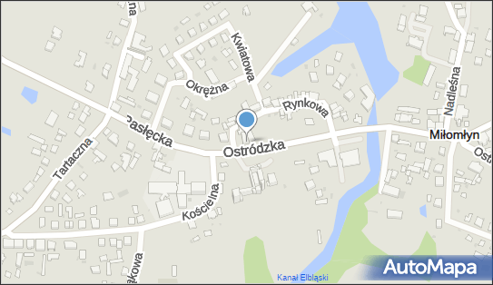 GLS - Punkt odbioru, Ul. Paslecka 4., Milomlyn 14-140