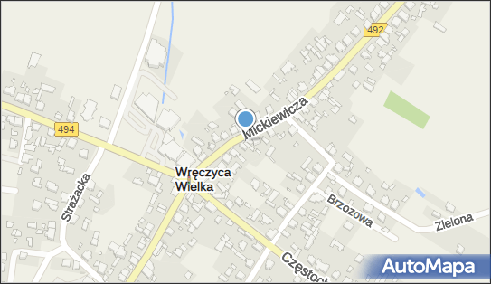 GLS - Punkt odbioru, Ul. Mickiewicza 14, Wreczyca Wielka 42-130