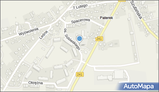 GLS - Punkt odbioru, OSIEDLE JANA SOBIESKIEGO 1A, Paterek 89-100