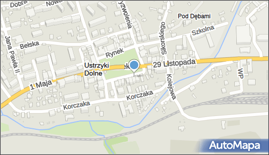 GLS - Punkt odbioru, Ul. Rynek 25/U2, Ustrzyki Dolne 38-700