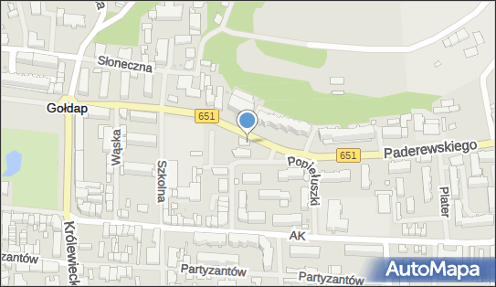 GLS - Punkt odbioru, Paderewskiego 8, Gołdap 19-500