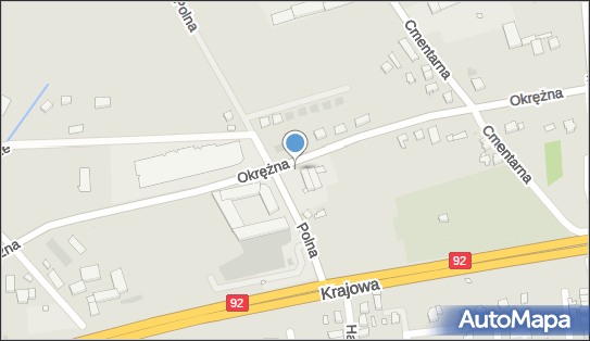 GLS - Punkt odbioru, OKREZNA 13, Kostrzyn Wielkopolski 62-025