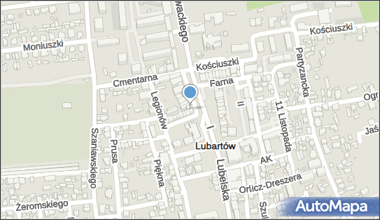 GLS - Punkt odbioru, Rynek I 1/13, Lubartów 21-100