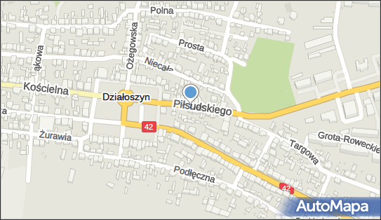 GLS - Punkt odbioru, PILSUDSKIEGO 2A, Dzialoszyn 98-355