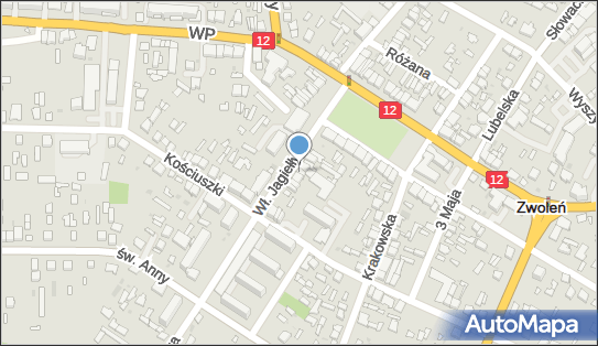 GLS - Punkt odbioru, Ul. Jagielly 7, Zwolen 26-700