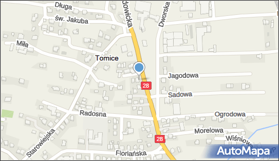 GLS - Punkt odbioru, Ul. Wadowicka 41, Tomice 34-100