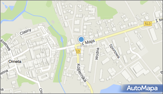 GLS - Punkt odbioru, 1 Maja 12 lok. 7, Orneta 11-130