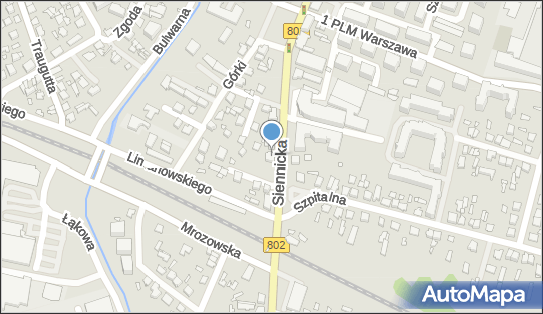 GLS - Punkt odbioru, Ul. Siennicka 14B, Minsk Mazowiecki 05-300