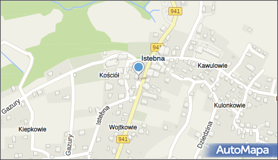 GLS - Punkt odbioru, Ul. Istebna 70 ., Istebna 43-470