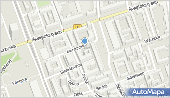 GLS - Punkt odbioru, Moniuszki 1A, Warszawa 00-014