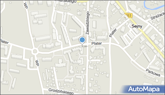 GLS - Punkt odbioru, Ul. Zawadzkiego 10 lok. 1, Sejny 16-500