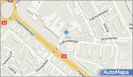 GLS - Punkt odbioru, Konstantego Ciołkowskiego 2A i 2AA, Łódź 93-510