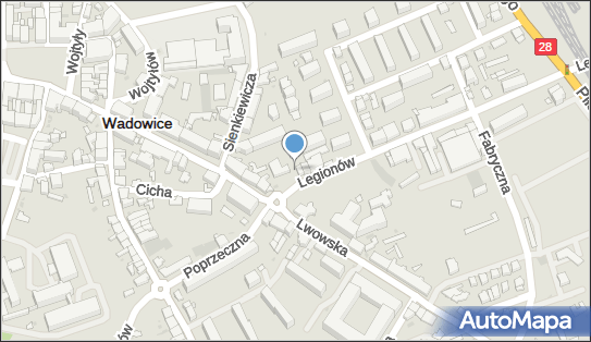 GLS - Punkt odbioru, Ul. Legionow 3A, Wadowice 34-100