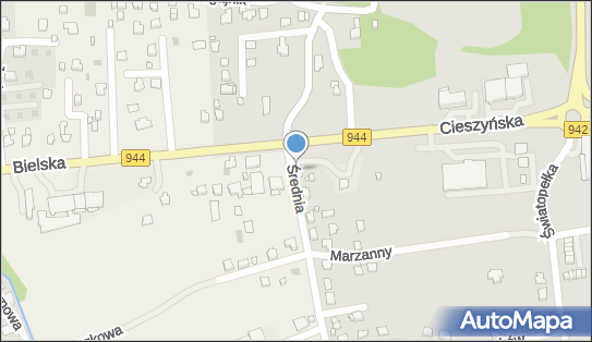 GLS - Punkt odbioru, Ul. Srednia 7, Bielsko-Biala 43-382