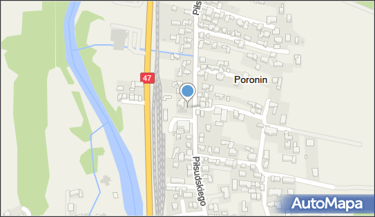 GLS - Punkt odbioru, Ul. Pilsudskiego 101, Poronin 34-520