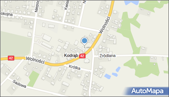 GLS - Punkt odbioru, Ul. Wolnosci 34, Kodrab 97-512