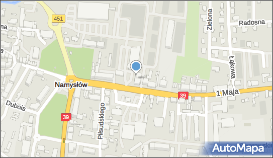 GLS - Punkt odbioru, BOHATEROW WARSZAWY 17A, Namyslow 46-100