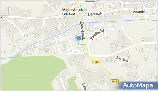 GLS - Punkt odbioru, SW AMBROZEGO 1, Miedzybrodzie Bialskie 34-312