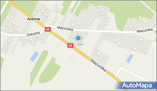 GLS - Punkt odbioru, Mazurska 33, Antonie 07-410