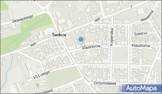 GLS - Punkt odbioru, Klasztorna 13/1U, Swiecie 86-100