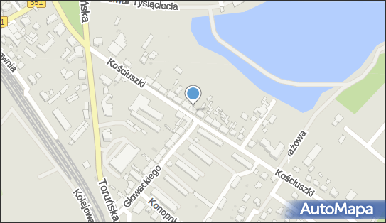 GLS - Punkt odbioru, KOSCIUSZKI 17, Chelmza 87-140