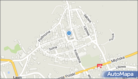 GLS - Punkt odbioru, Rynek 4 ., Lasin 86-320